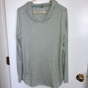 Market & Spruce, Size L striped Hoodie